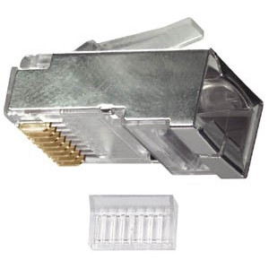 SPINA TELEFONICA MODULARE CAT.5 RJ45 5 SCHERMATE TREFOLI