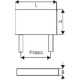 CONDENSATORE POLIESTERE VERTICALE 1UF 250V PASSO 15