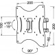 SUPPORTO DA PARETE PER LCD