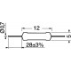 RESISTENZA 2W 3,3 OHM 5% OSSIDO METALLICO