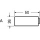 BATTERIA RICARICABILE NI-MH 1/2 TORCIA (C-UM2)