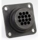 CONNETTORE FEMMINA DA PANNELLO 14 POLI CPC 1 AMP REVERSE  