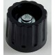 Manopola Nera Diametro 22mm  