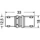 ADATTATORE COASSIALE BNC F/F PASS. IS.