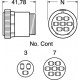 CONNETTORE VOLANTE AMP 206037-2