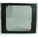 Griglia salvadita di protezione con filtro in metallo per ventilatori da 120 X 120 mm.