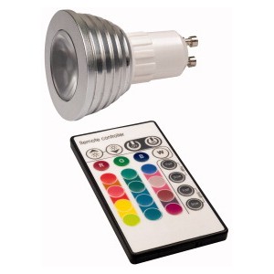 lampada a led rgb con telecomando