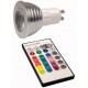 LAMPADA A LED RGB GU10 CON TELECOMANDO