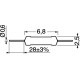 RESISTENZA 1/4W 1% 38K3 OHM