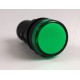 SEGNALATORE LUMINOSO A LED 12VACDC COLORE VERDE