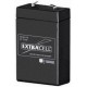 Batteria Ricaricabile al Piombo 6V 3,2A/h Extracell ELB3.2-6