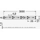 STRISCIA A LED 3 METRI 19W FR24 - COLORE BIANCO 