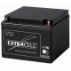 Batteria Ricaricabile al Piombo 12V 26A/h Extracell ELB26-12