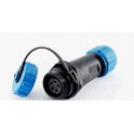 Connettore Weipu IP68 Femmina Volante 5 poli - SP1311/S5