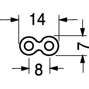 CAVO ALIMENTAZIONE CON CAVA LUNGH. 1,5 MT. 2