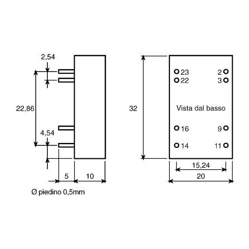 DC/DC CONV. 18-36/3,3V  5W