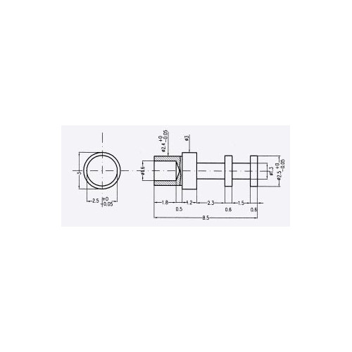 TORRETTA OTTONE ARG. DIAMETRO 2,5