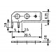 FASTON 90° PER CIRCUITO STAMPATO 6,35 MM 