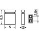 PONTICELLO DI CORTO CIRCUITO - JUMPER PER STRIP LINE CHIUSO