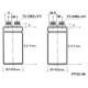 CONDENSATORE ELETTROLITICO VERTICALE 10000UF 