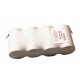 TERMORESTRINGENTE A PARETI SOTTILI DA 92MM A 46MM - SPESSORE 0,10MM - COLORE BIANCO