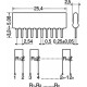RETE RESISTIVA SIL 5X2 10P 1KOHM