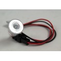 mini spot a led 12V bianco caldo