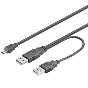 CAVO USB 2.0 DUAL POWER