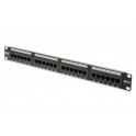 patch panel cat6 utp 24 porte rj45 1u