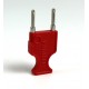 PONTICELLO DI CORTOCIRCUITO COLORE ROSSO MARCA RADIALL MOD. R644543001