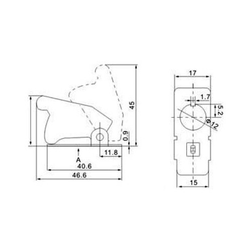 PROTEZIONE INTERRUTTORE A LEVETTA